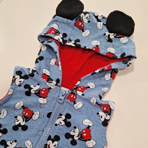 Disney Other - Disney Baby Mickey Mouse Hooded Romper